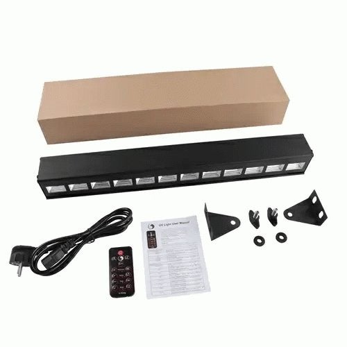 DJLicht 12x3 UV blacklight ledbar Discolicht met stroboscoop, Geluidgestuurd, ., Nieuw, Ophalen of Verzenden