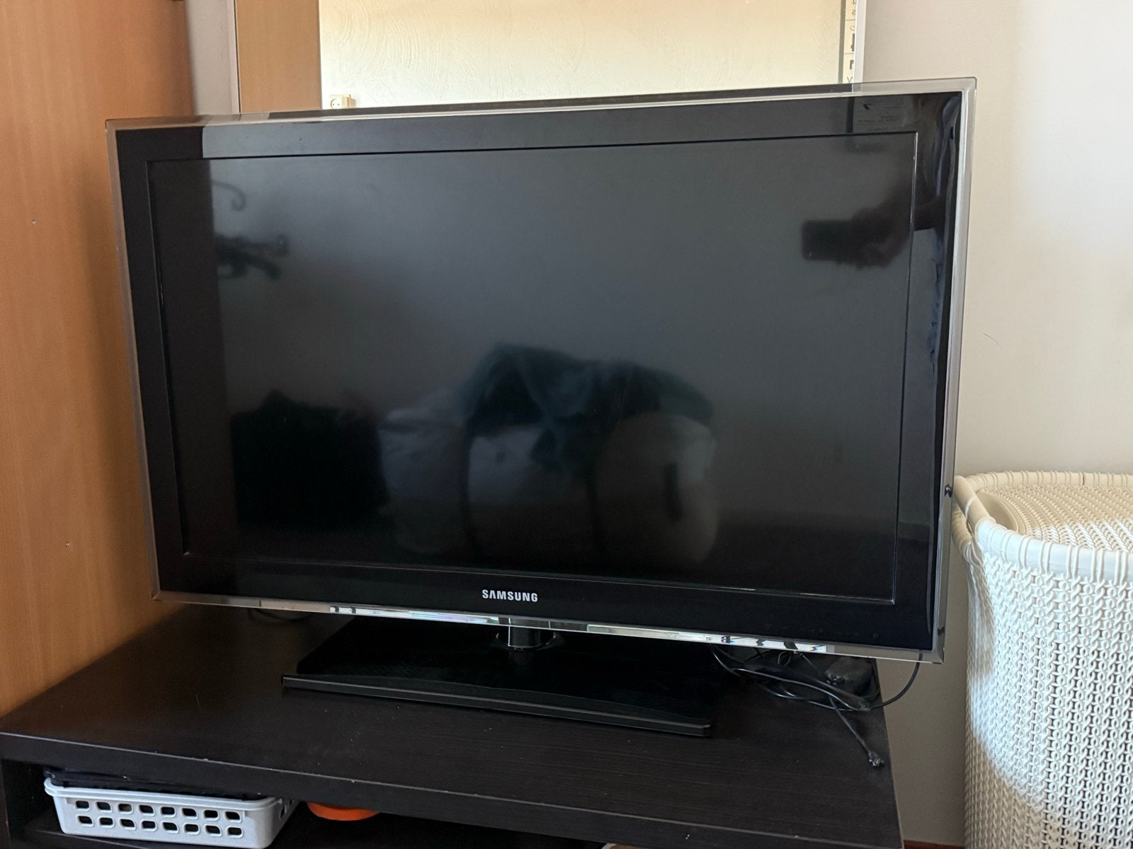 Samsung TV 37 inch met afstandsbediening en diverse poorten, Audio, Tv en Foto, Televisies, Ophalen, Gebruikt, 50 Hz, 80 tot 100 cm