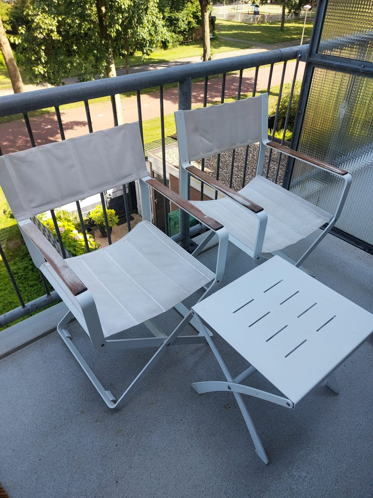 Terrasset wit HIGOLD, Ophalen, Zo goed als nieuw, Kunststof