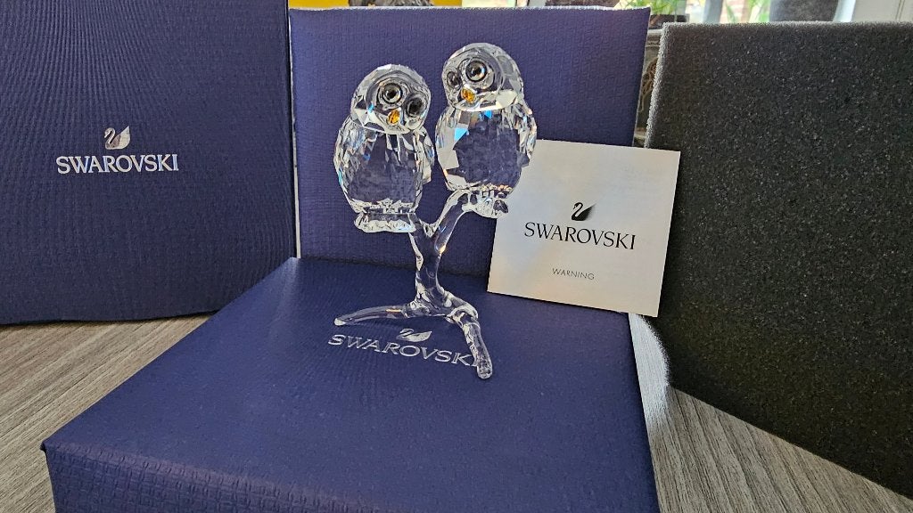Swarovski Uilenpaar! NIEUW!, Ophalen, Nieuw, Figuurtje