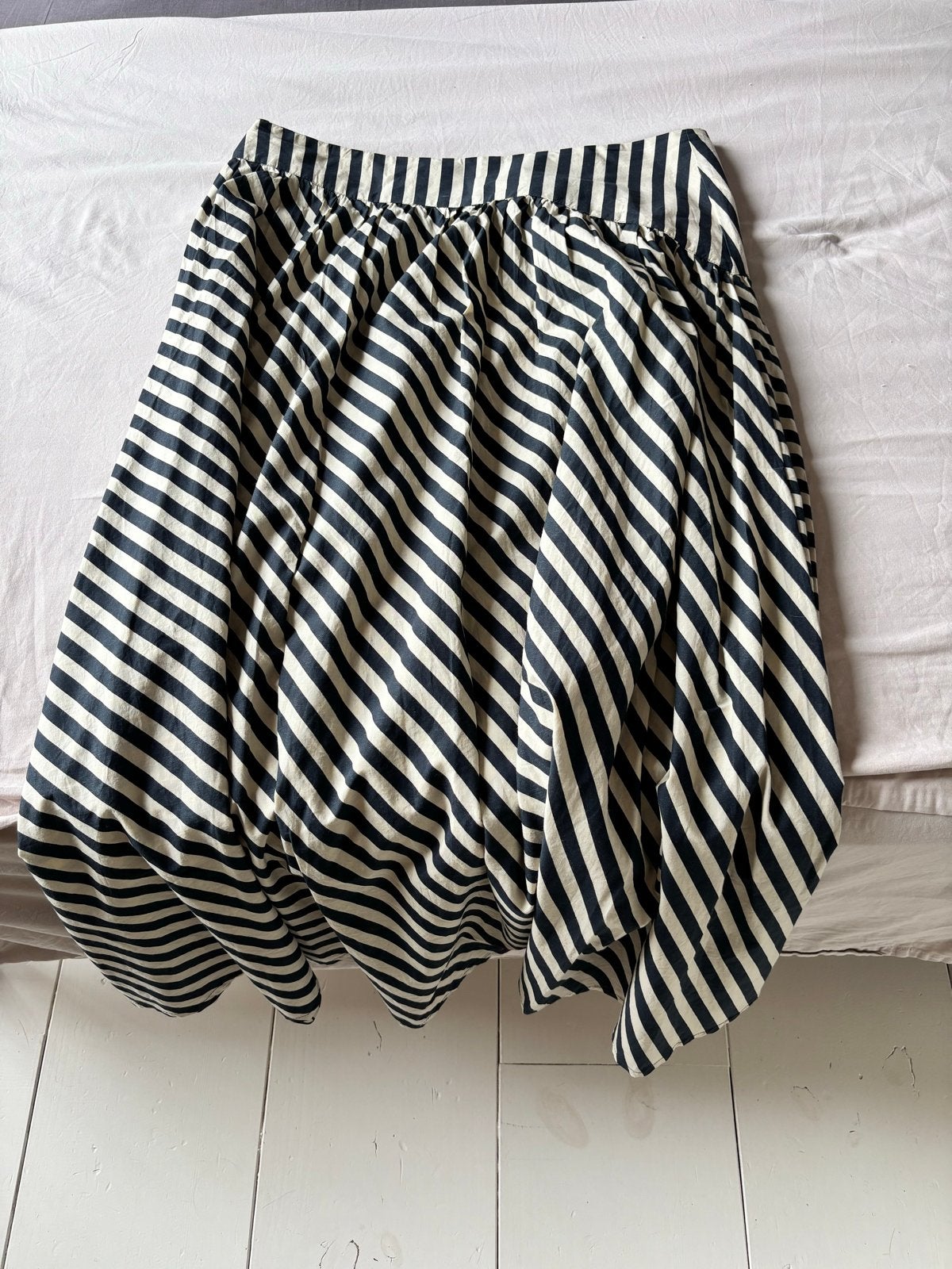 Nieuwe gestreepte rok Lonneke Nooteboom for Shoeby, Overige kleuren, Maat 42/44 (L), Nieuw, Ophalen of Verzenden