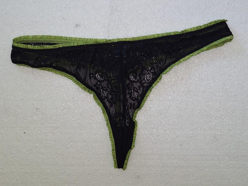 Sexy zwarte transparante kanten string van Soho (42), Verzenden, Zwart, String