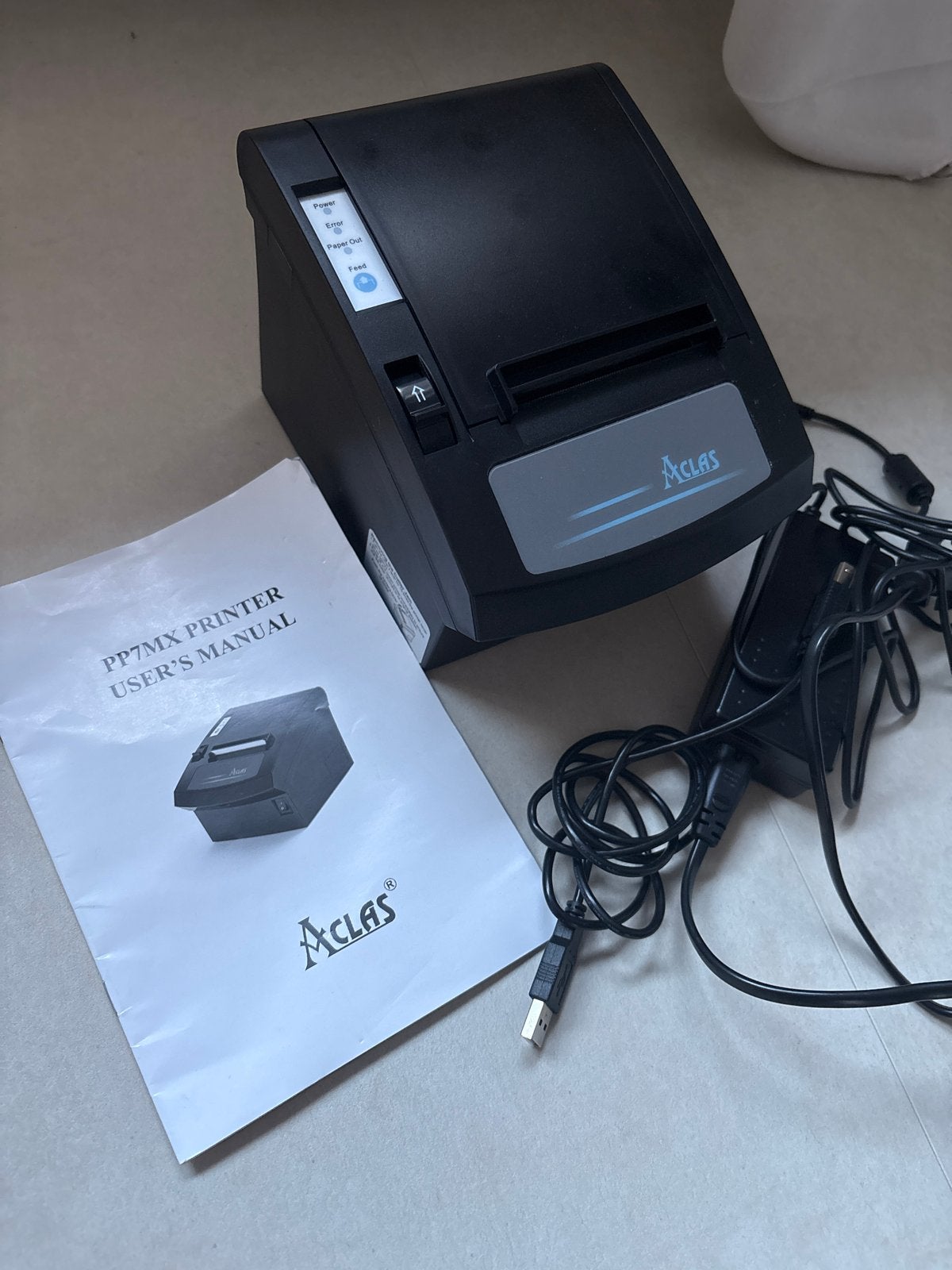 Aclas PP7MX Bonprinter - Thermische bonprinter, Computers en Software, Zwart-en-wit printen, Printer, Ophalen of Verzenden, Zo goed als nieuw