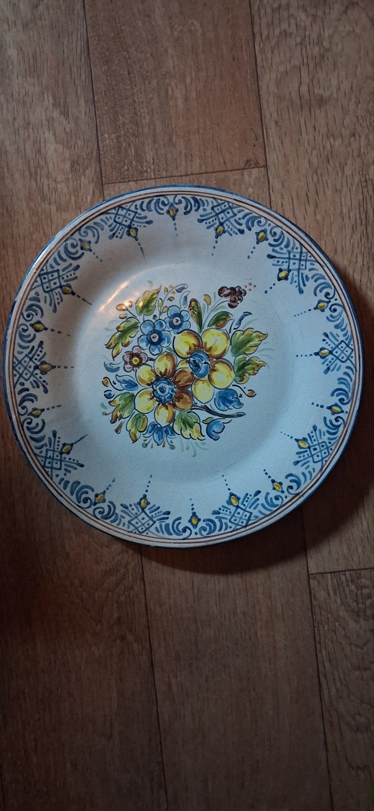 Mooi Talavera de la Reina bord, Ophalen of Verzenden
