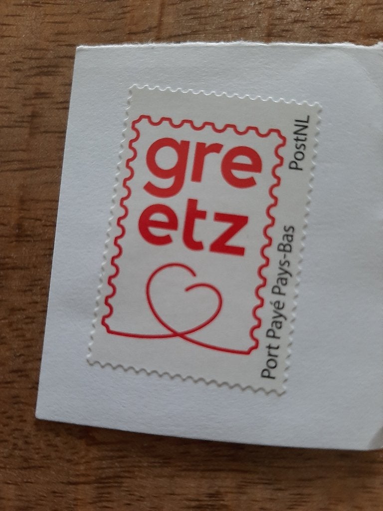 Greetz zegel, Verzenden, Gestempeld