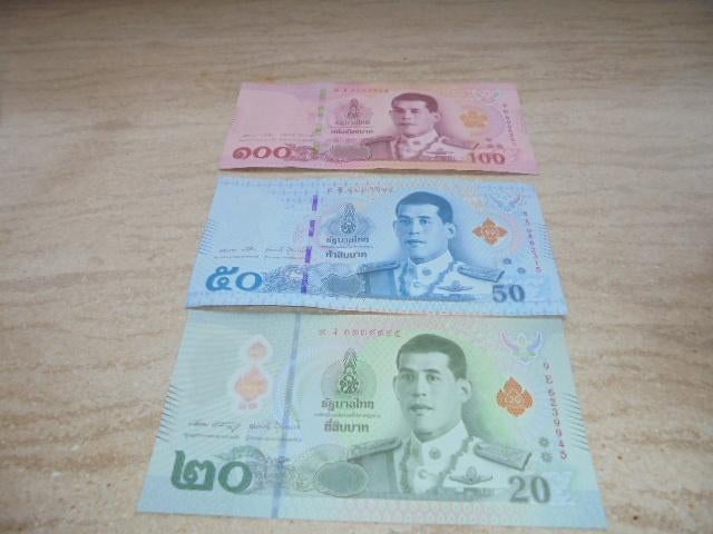 Thailand  bankbiljetten, Postzegels en Munten, Bankbiljetten | Azië, Ophalen of Verzenden, Zuidoost-Azië