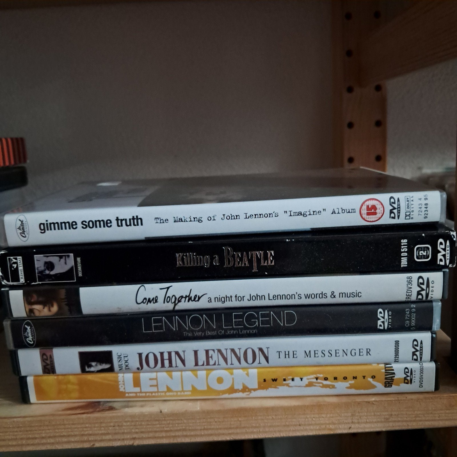 Beatles en solo dvd's., Ophalen of Verzenden, Zo goed als nieuw