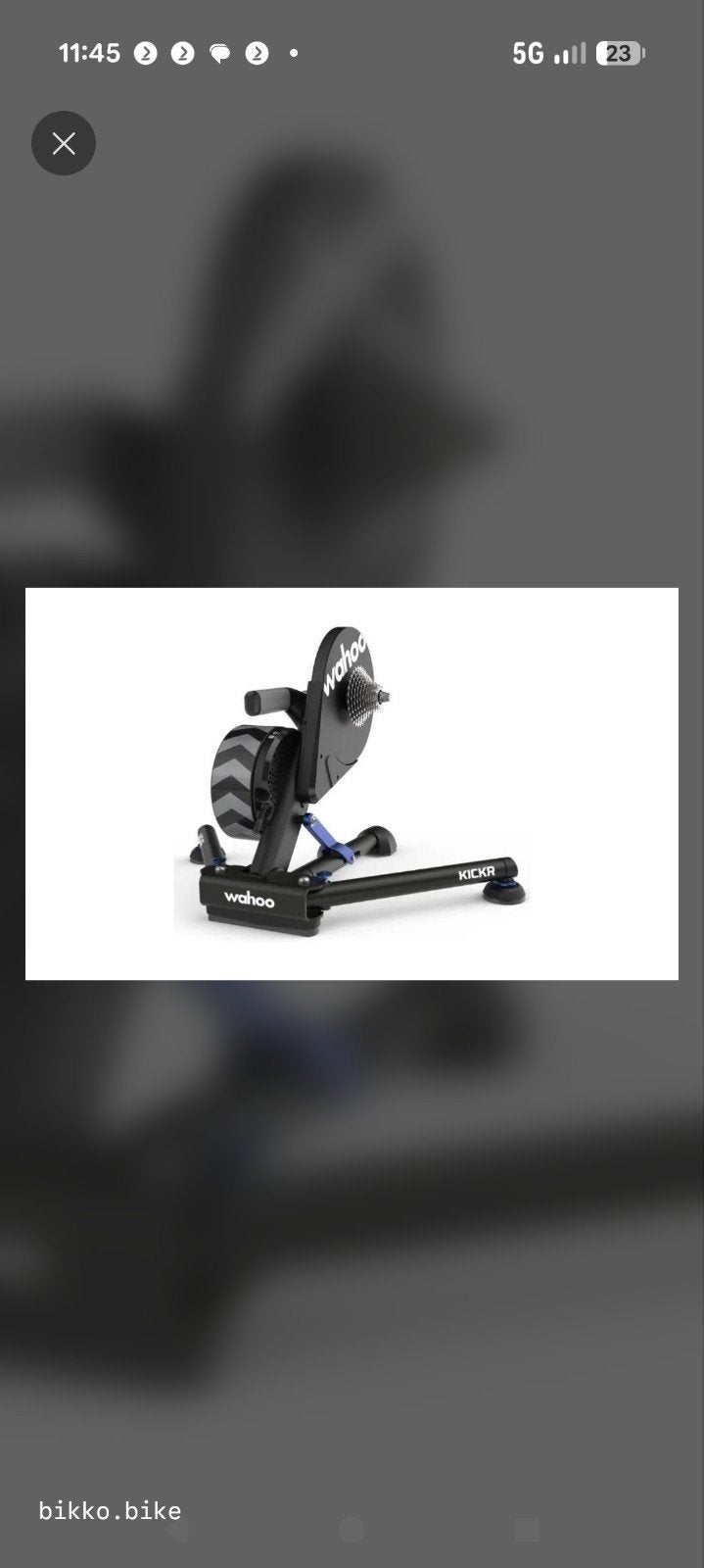 Wahoo KICKR Bike Smart Trainer WFBKTR122, Ophalen of Verzenden, Zo goed als nieuw, Overige typen