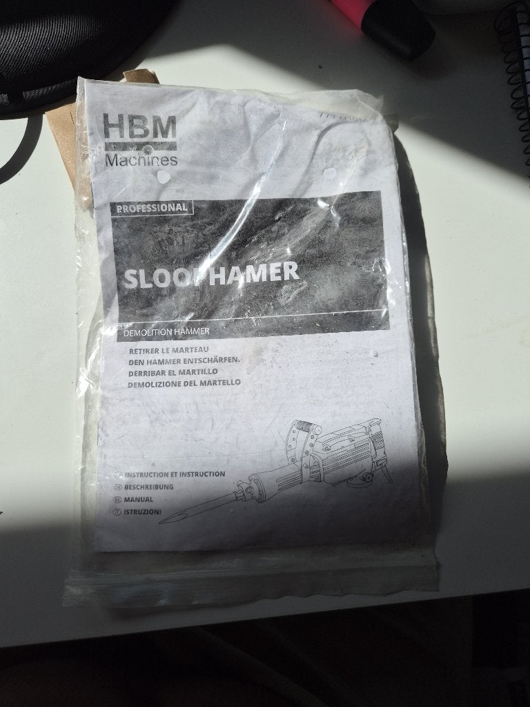 HBM Professional sloophamer / breekhamer, Ophalen, Gebruikt