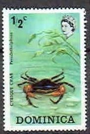 Dominica Krab, Verzenden, Postfris, Dier of Natuur