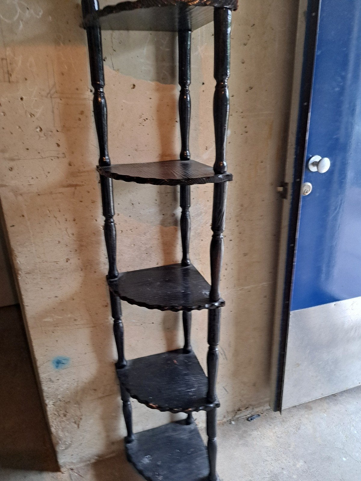 Vintage hoek etagere., Ophalen of Verzenden, Gebruikt