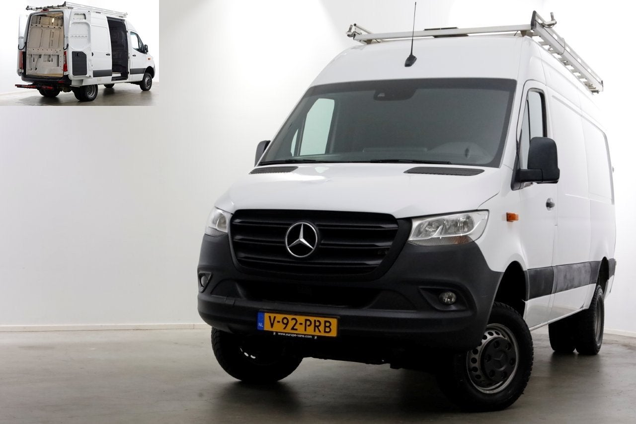 Mercedes-Benz Sprinter 516 CDI 163pk E6 L2H2 ZG3 4x4 Airco/N, 13 km/l, Gebruikt, Euro 6, 4 cilinders