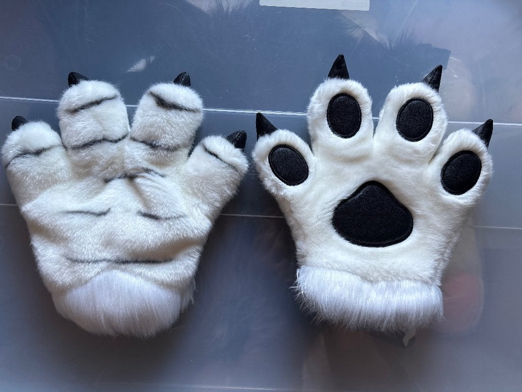 Fursuit handpaws, Hobby en Vrije tijd, Ophalen of Verzenden, Zo goed als nieuw, Overige typen