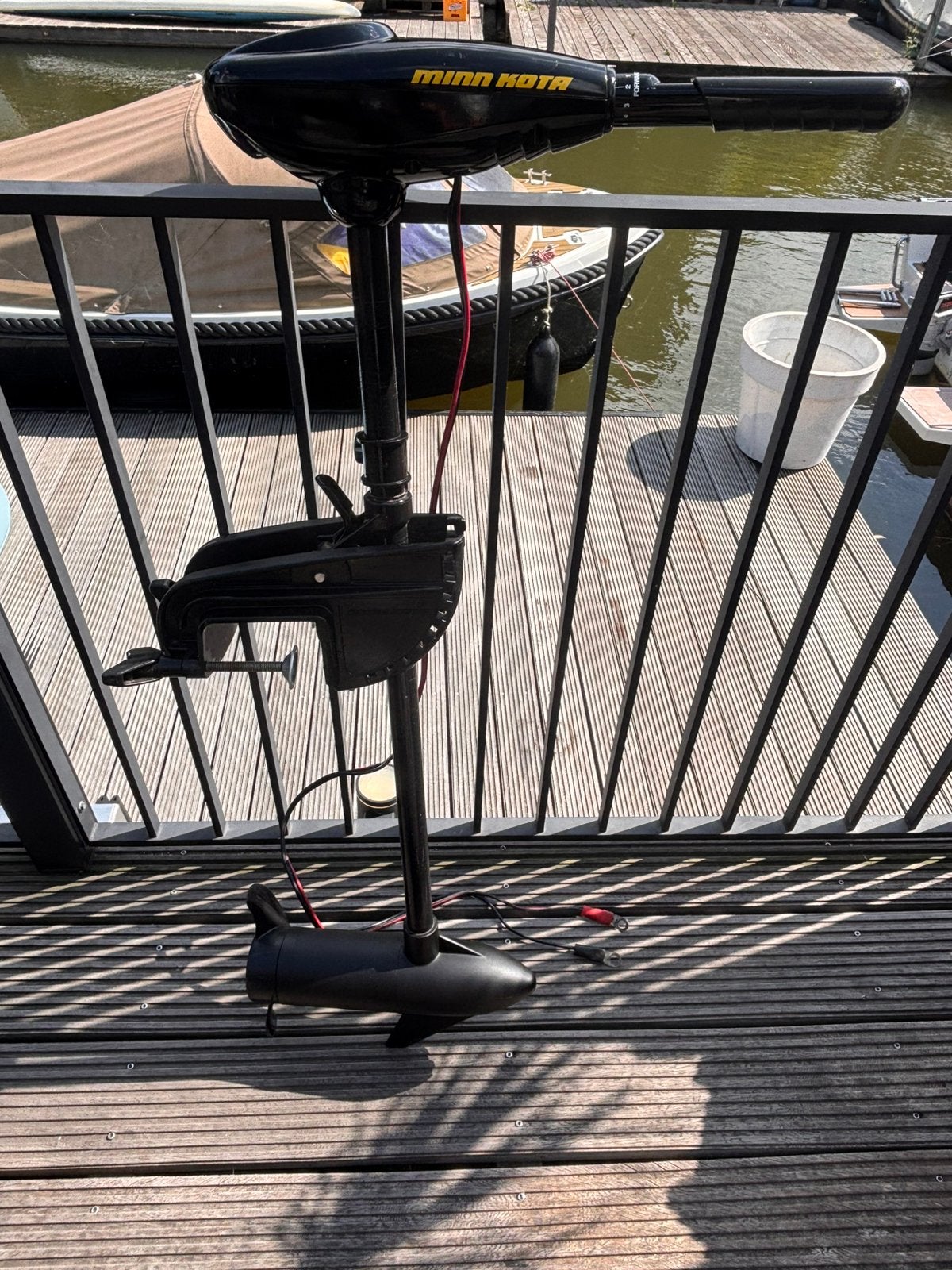 Fluistermotor minn kota inc. Accu, Ophalen, Zo goed als nieuw, Motor en Techniek