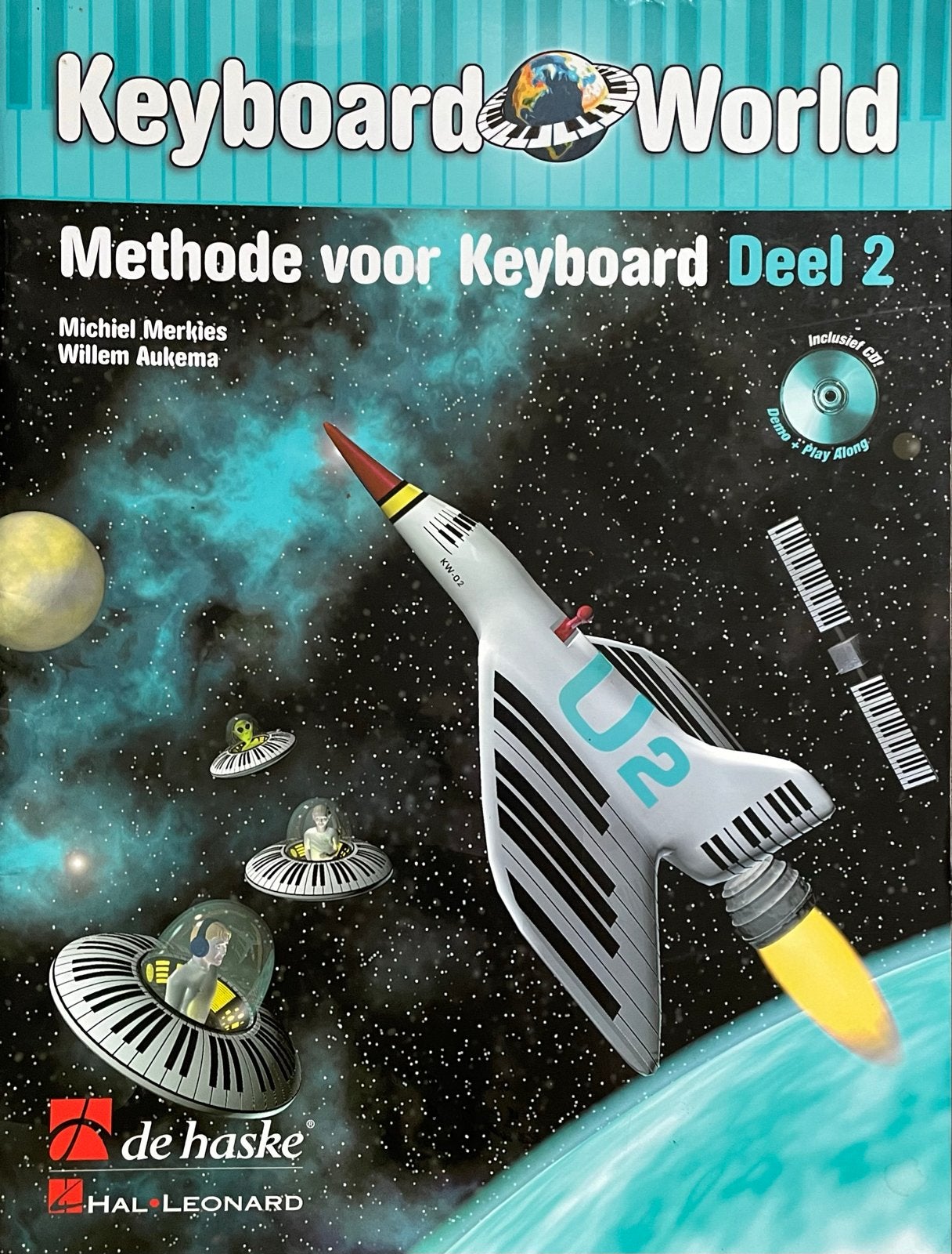 Keyboard World Methode voor Keyboard Deel 2 + CD, Overige genres, Les of Cursus, Ophalen of Verzenden, Zo goed als nieuw
