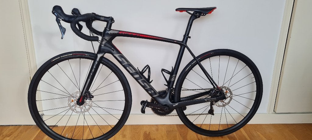 Racefiets sensa giulia G2 disc dura ace, 28 inch, Carbon, Zo goed als nieuw, Meer dan 20 versnellingen