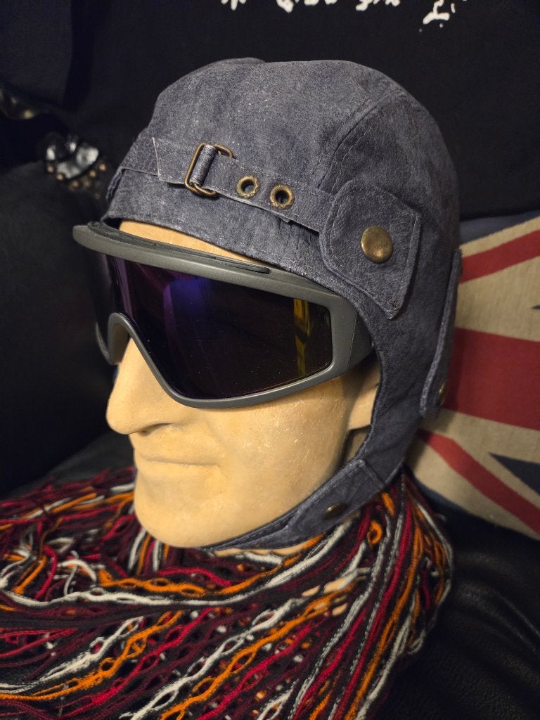Leren Piloten muts Oldtimer Roadster KITCar Motorcycles, Ophalen of Verzenden, Nieuw, Overige maten, Muts