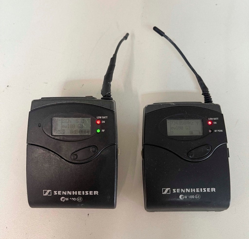Sennheiser ew100 G3 ontvanger + bodypack + lavaliermicrofoon, Muziek en Instrumenten, N, Overige typen, Ophalen of Verzenden, Sennheiser