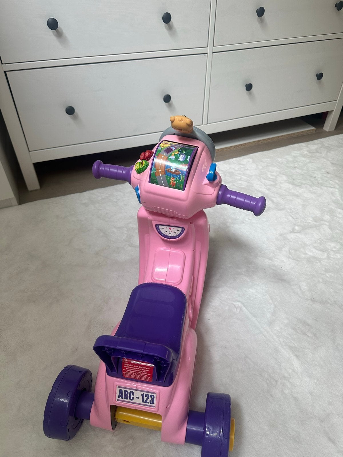 VTech Roze Scooter Loopfiets met Geluid en Licht, Ophalen, Nieuw