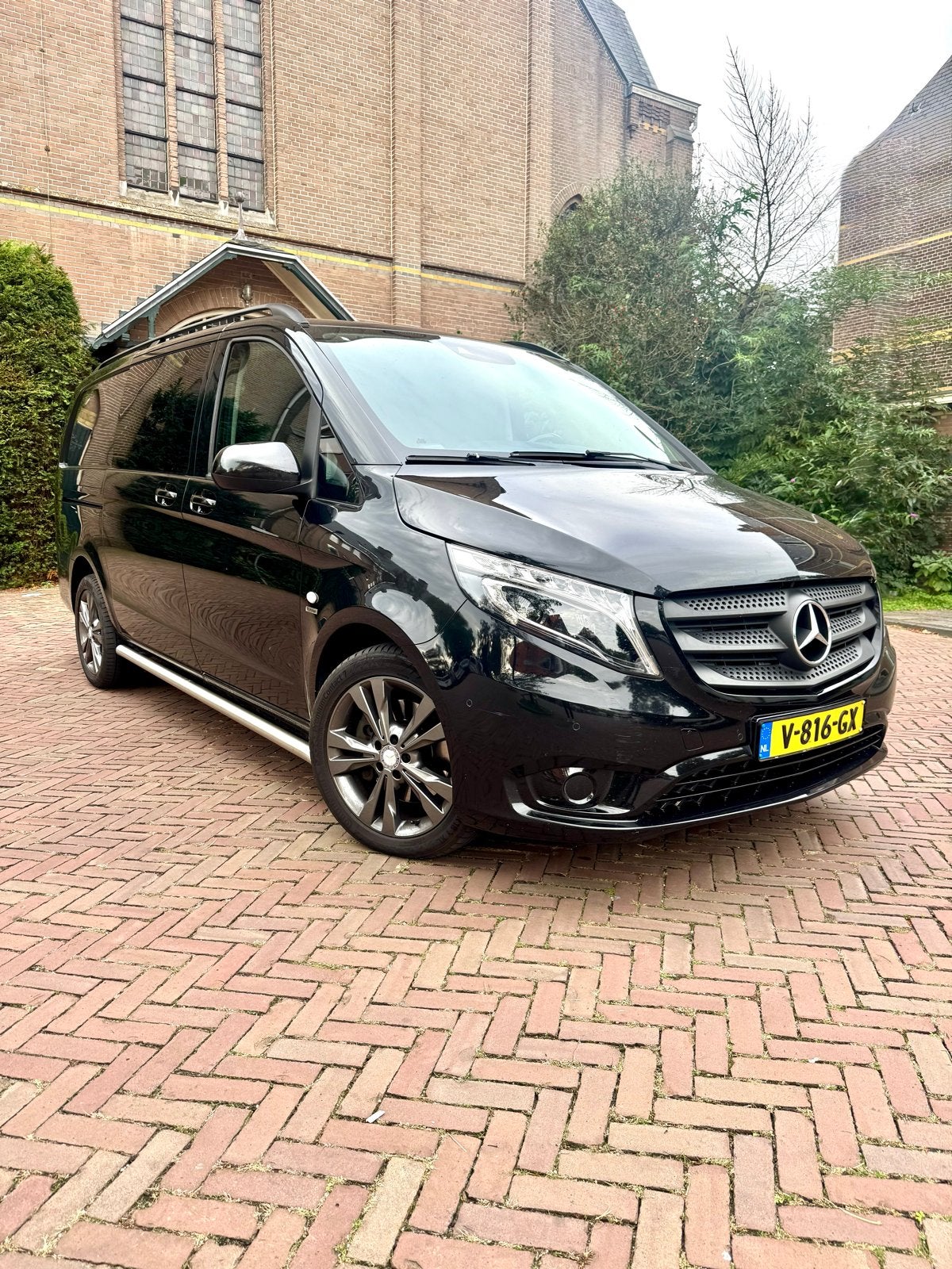 Mercedes-Benz Vito 119 lang 5persoonsI Btw I Trekhaak I Leer, Auto's, Automaat, Achterwielaandrijving, Lane Keeping Assist, Zwart
