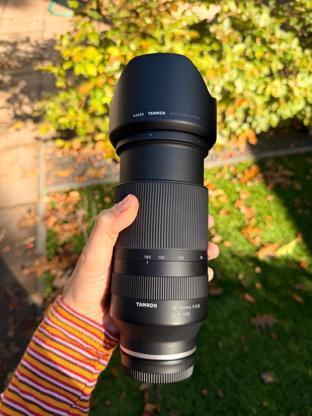 Tamron 70-180mm F/2.8 Di III VXD — Sony E-mount, Ophalen, Zo goed als nieuw, Groothoeklens