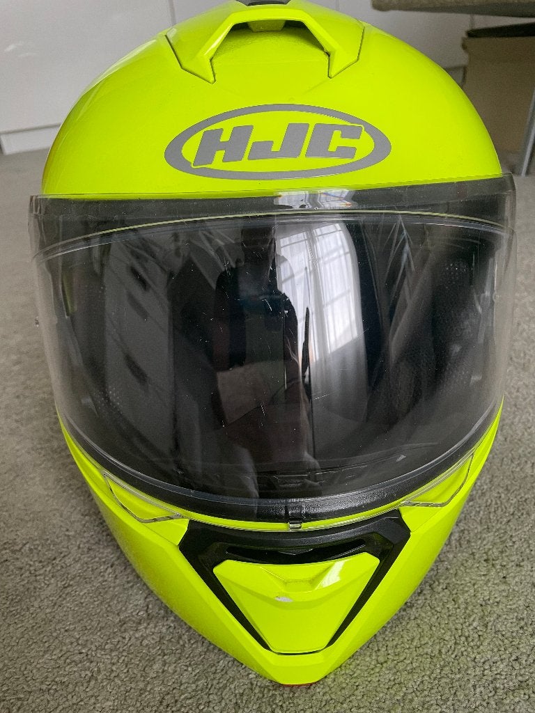 HJC helm met Cardo Spirit HD, Ophalen of Verzenden, Integraalhelm, Tweedehands, XL