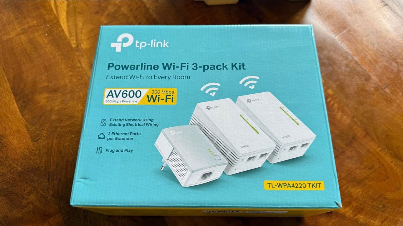 TP-Link Powerline Kit TL-WPA4220 TKIT AV600 Wi-Fi, Computers en Software, Powerlines, Ophalen of Verzenden, Zo goed als nieuw