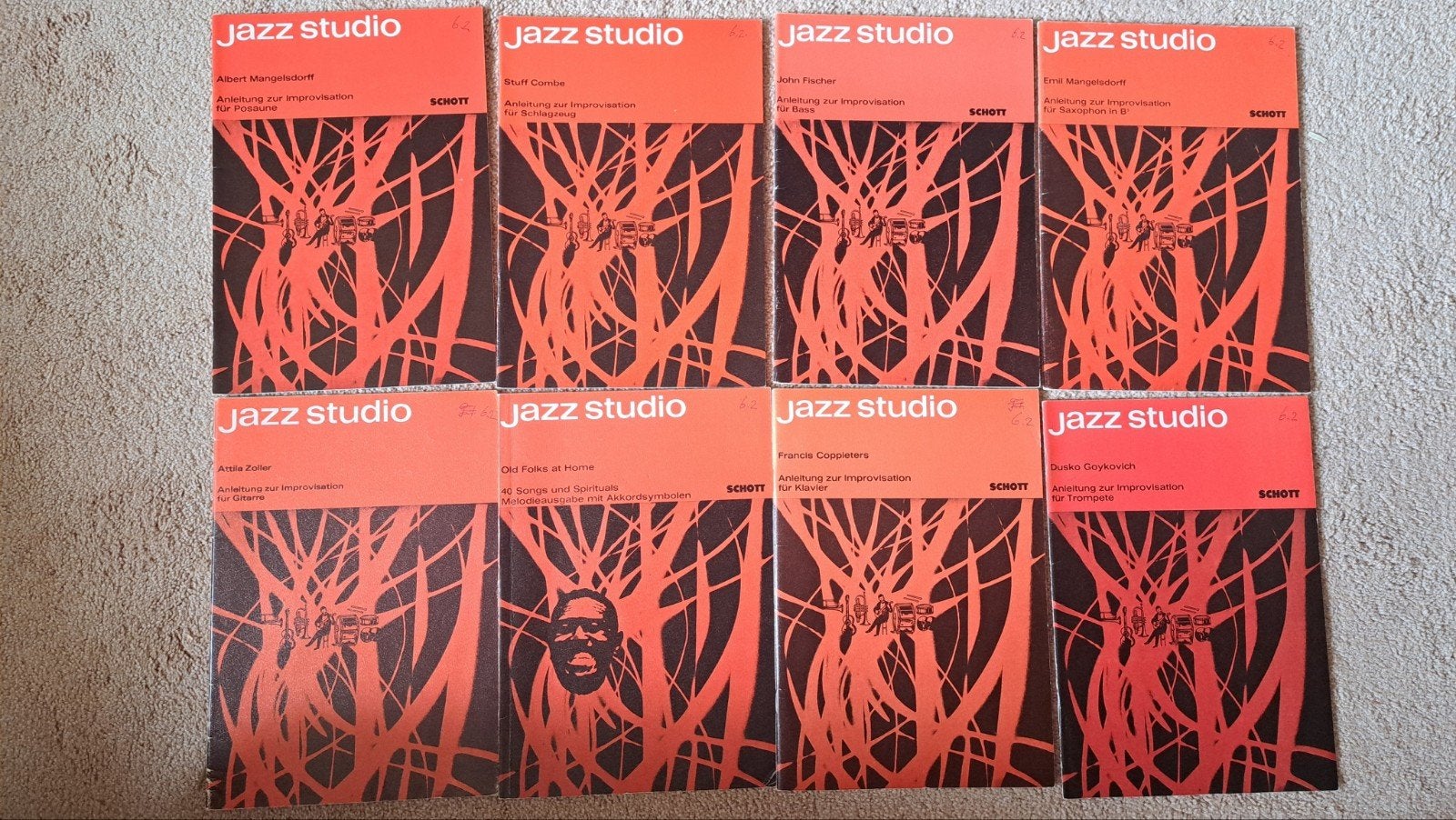 8 Jazz Studio Boekjes - voor diverse instrumenten, Muziek en Instrumenten, Ophalen of Verzenden