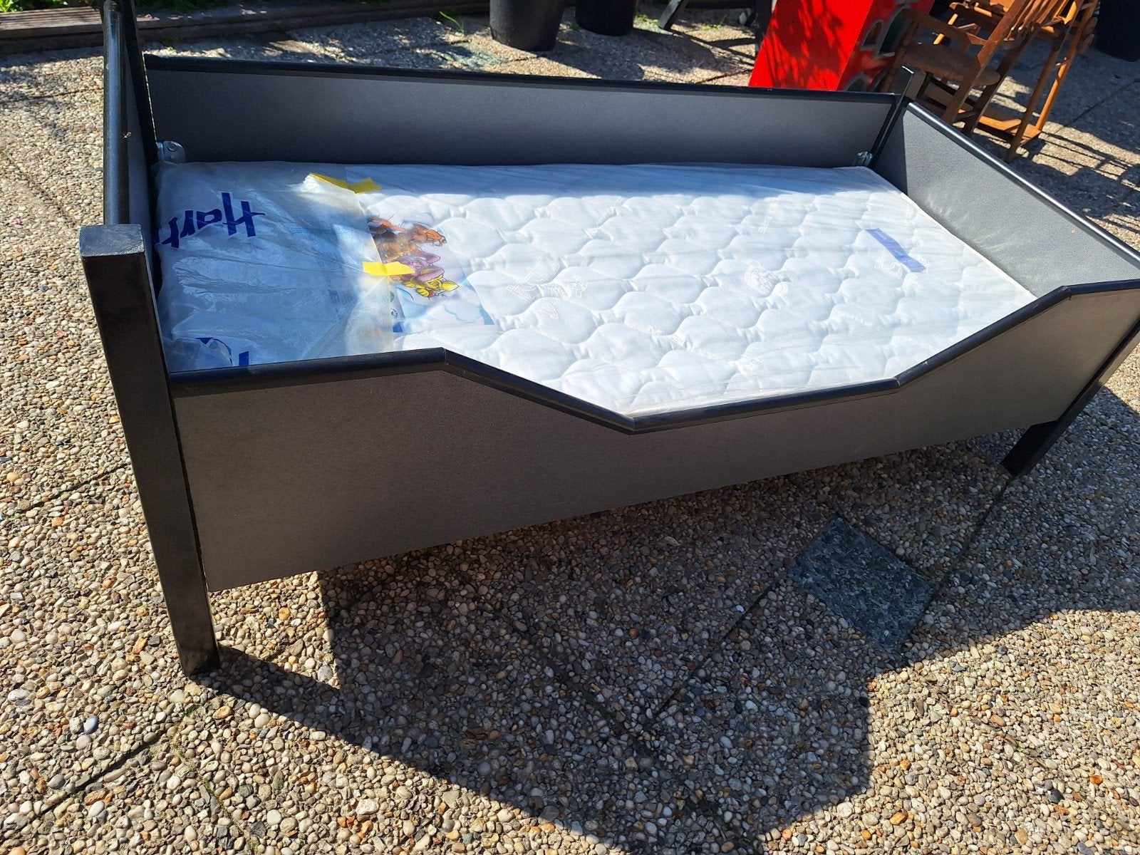 Kinderbed met matras, Ophalen, 70 tot 85 cm, 140 tot 160 cm, Zo goed als nieuw