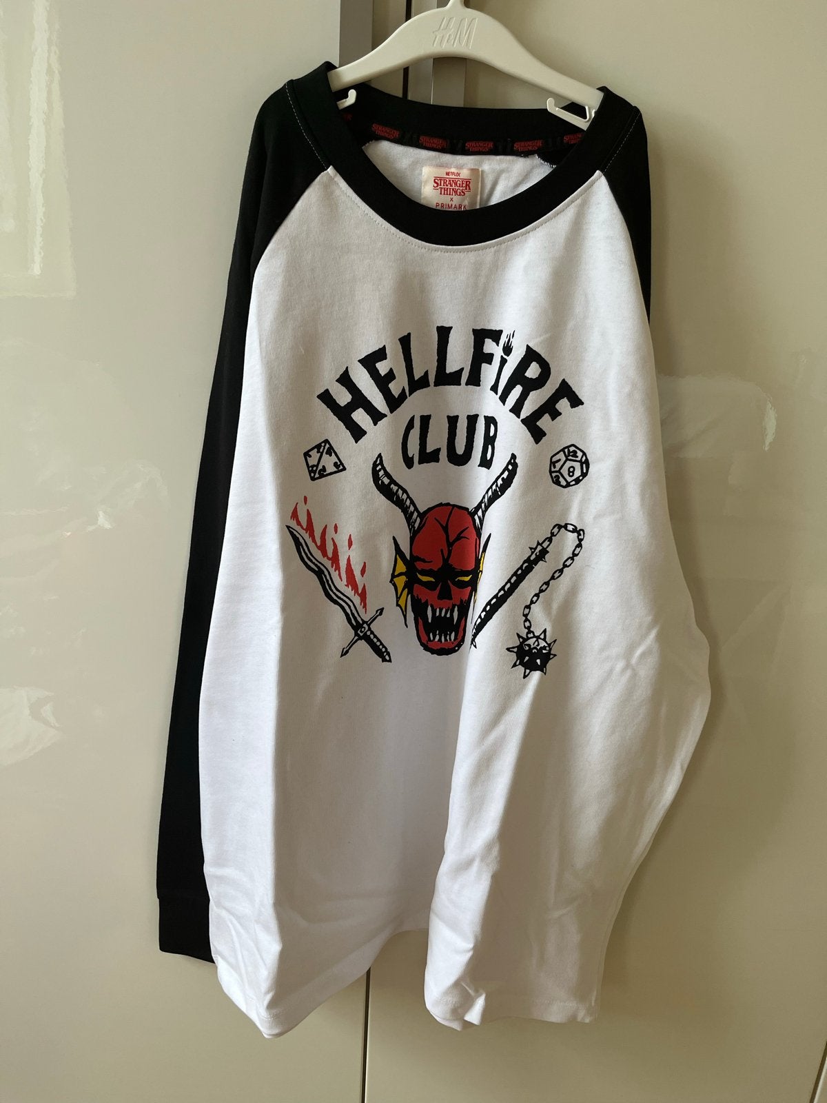 Stranger Things Hellfire Club T-shirt XL Primark, Ophalen of Verzenden, Nieuw, Maat 56/58 (XL), Zwart