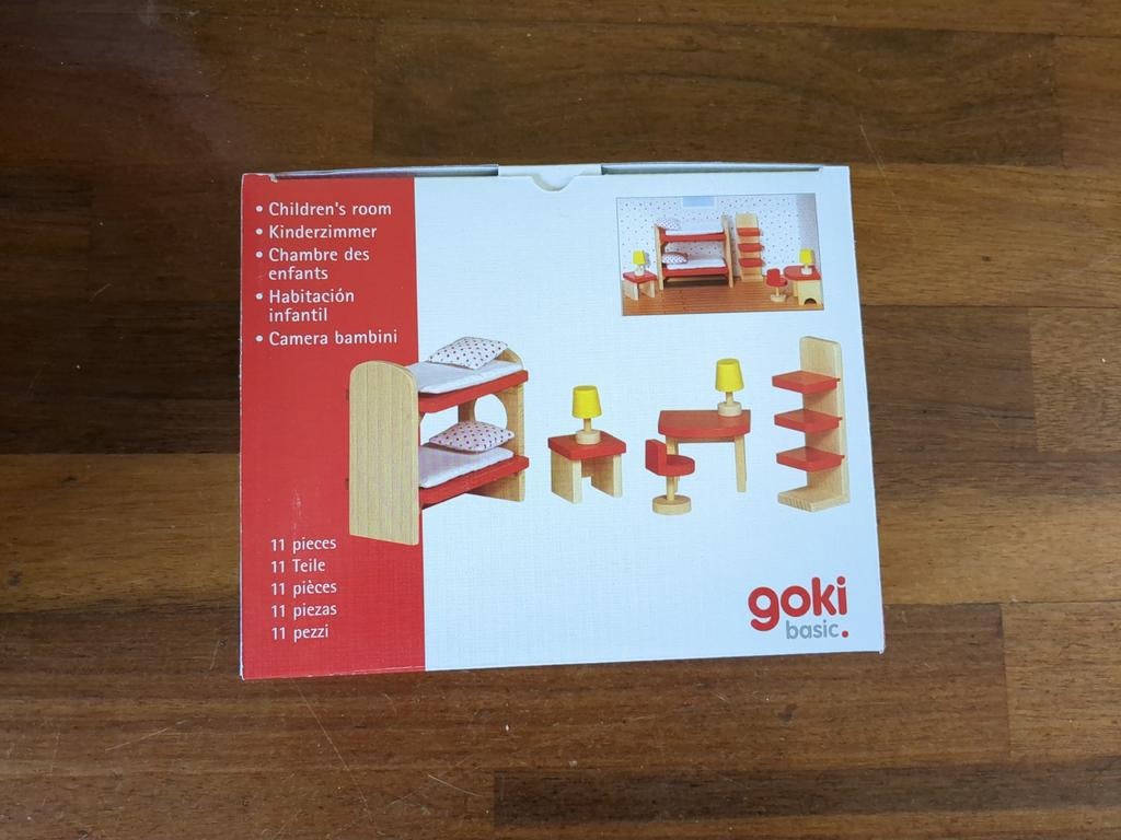 Goki Poppenhuis Kamers en Accessoires, Ophalen of Verzenden, Nieuw, Poppenhuis