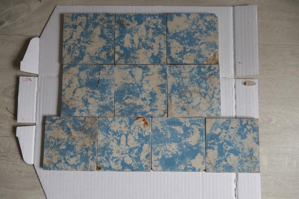 10 Villeroy & Boch oude vloertegels 10*10 cm, Ophalen of Verzenden