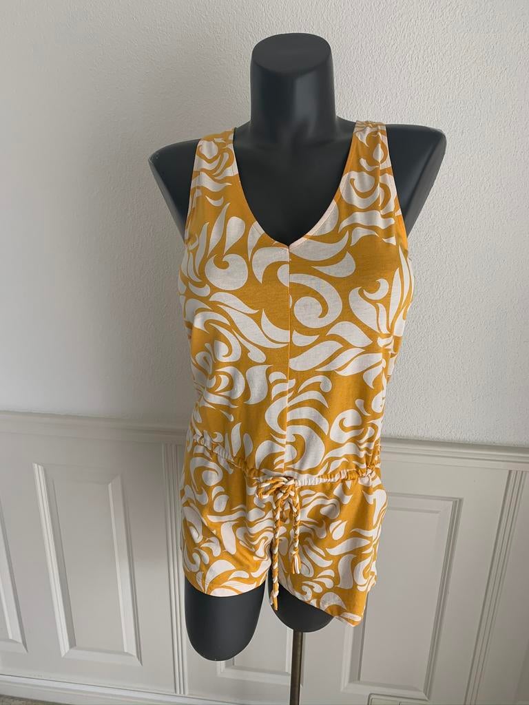 Pluto korte jumpsuit maat 2 = 38, Verzenden, Nieuw, Maat 38/40 (M), Geel