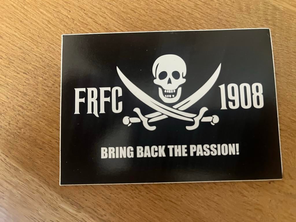 Feyenoord sticker - FRFC 1908 Bring Back The Passion, Ophalen of Verzenden, Nieuw, Sport