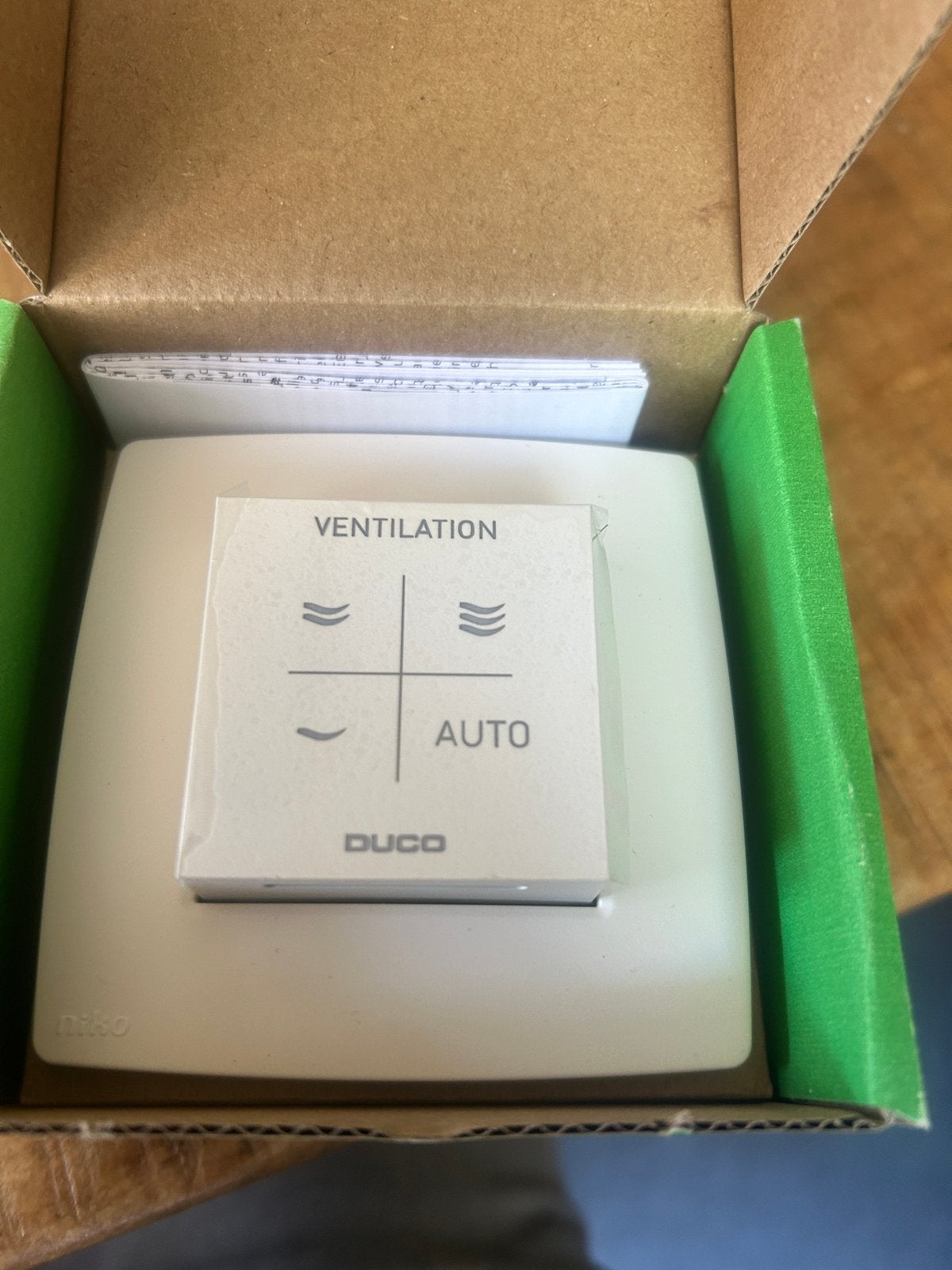 Duco CO2 ruimtesensor RF/Wired wit - Art. 00004604, Ophalen of Verzenden, Nieuw, Ventilator