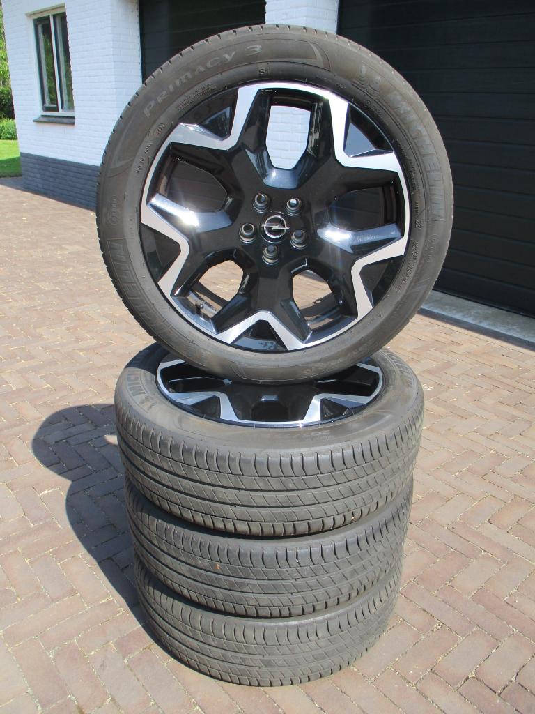 Originele Opel Grandland 19 inch velgen zomer NIEUWSTAAT, Auto-onderdelen, Banden en Velgen, Info@opel.nl, Gebruikt, Banden en Velgen