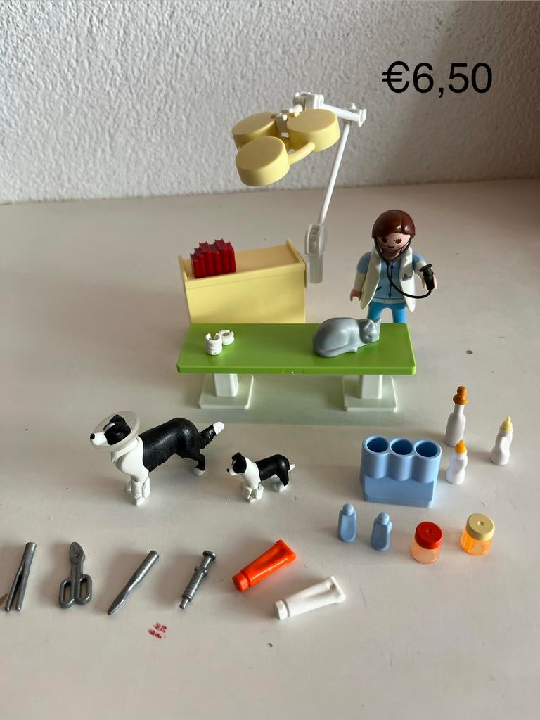 Playmobil dierenarts, Kinderen en Baby's, Speelgoed | Playmobil, Ophalen of Verzenden, Zo goed als nieuw, Complete set