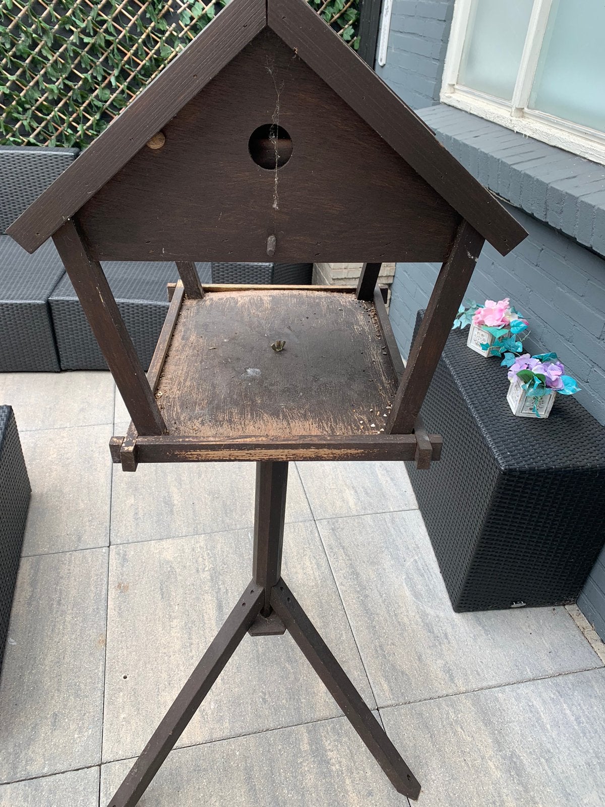 Vogel voederhuis voor buiten, Tuin en Terras, Ophalen, Zo goed als nieuw