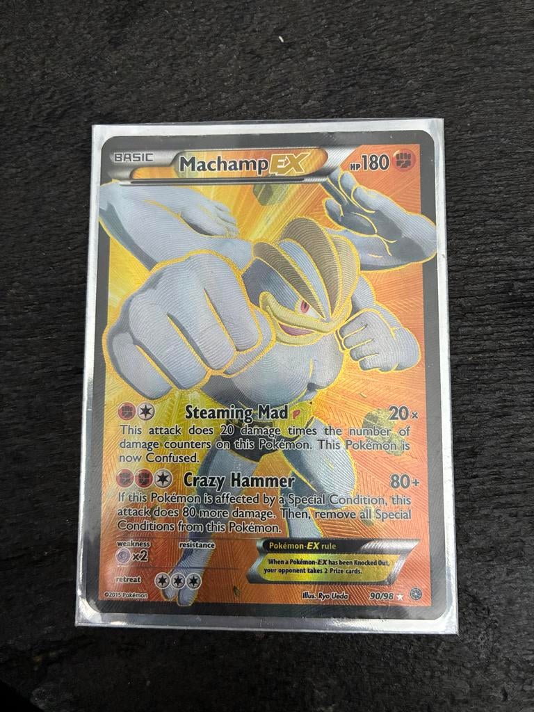 Machamp EX Pokémon Kaart (90/98) - Foil, Hobby en Vrije tijd, Verzamelkaartspellen | Pokémon, Ophalen of Verzenden, Zo goed als nieuw
