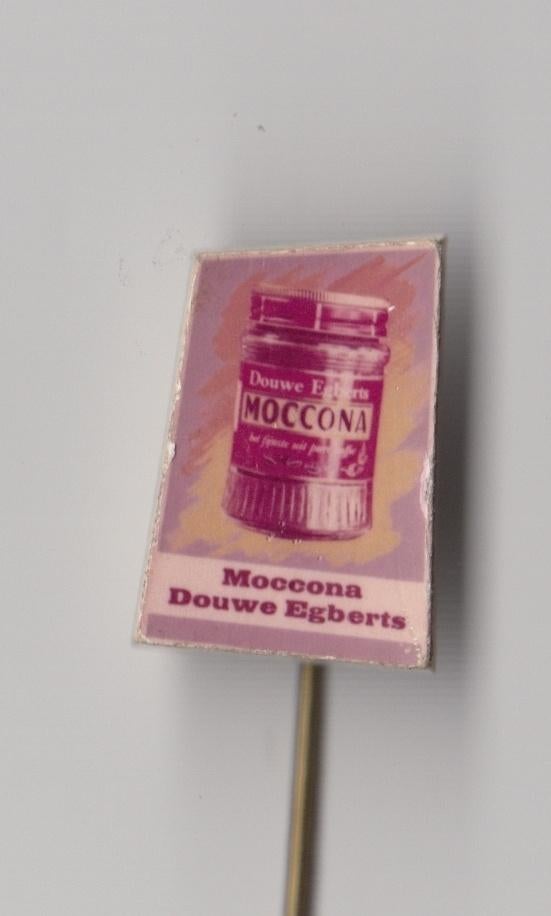 Douwe Egberts Moccona Koffie speldje, Verzamelen, Gebruikt, Niet vindbaar, Niet vindbaar, Speldje of Pin