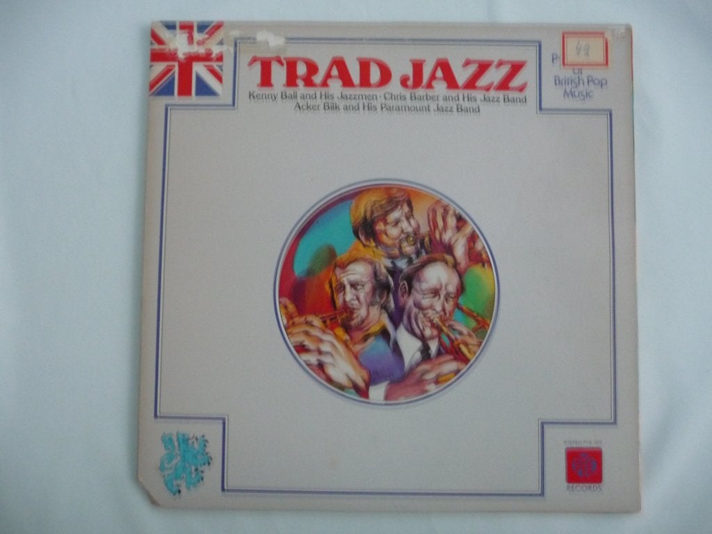 lp TRAD JAZZ -KENNY BALL, CHRIS BARBER en ACKER BILK -1975, Ophalen of Verzenden, Gebruikt, 12 inch, Jazz