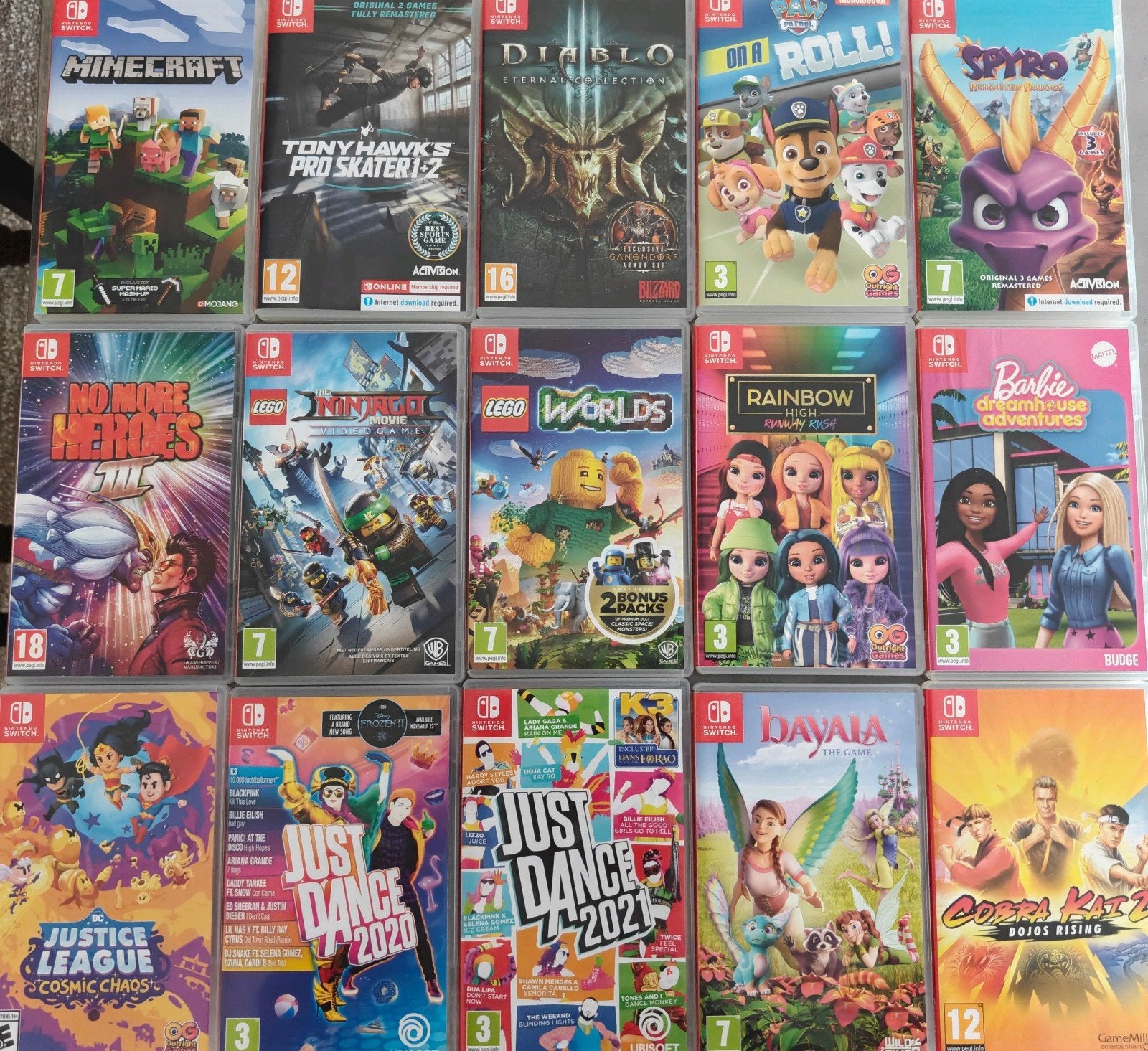 Diverse Nintendo Switch games, Spelcomputers en Games, Nintendo, Gebruikt, Overige genres, 1 speler