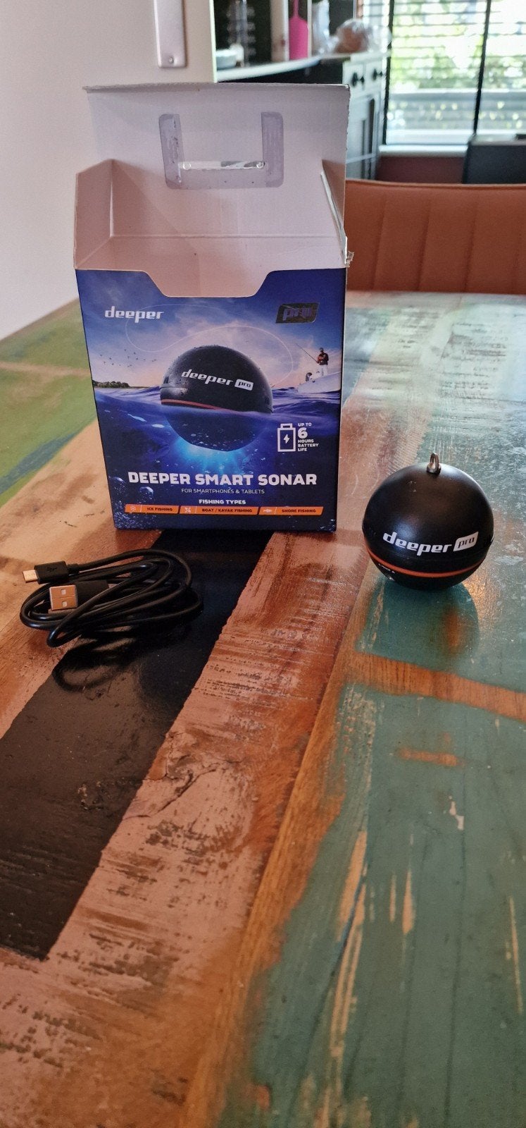 Deeper smart sonar, Watersport en Boten, Hengelsport | Karpervissen, Ophalen of Verzenden, Zo goed als nieuw, Overige typen