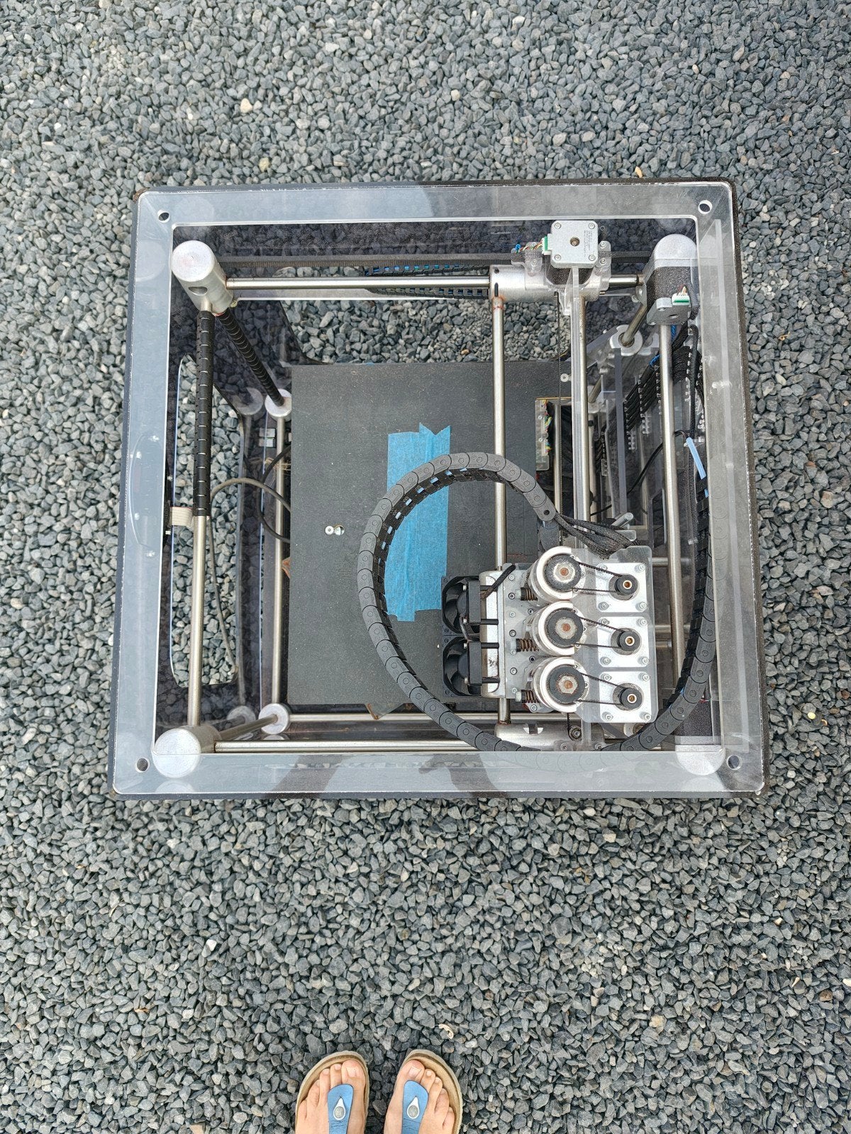 3D printer (oud), Ophalen, Gebruikt