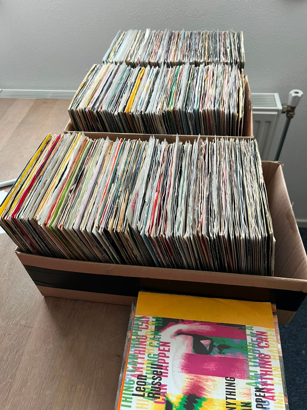 Singles platen ca. 500 stuks, Ophalen, Gebruikt