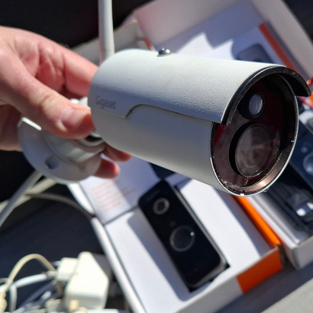 Gigaset draadloze IP camera (wifi) smarthome, Ophalen, Gebruikt, Buitencamera