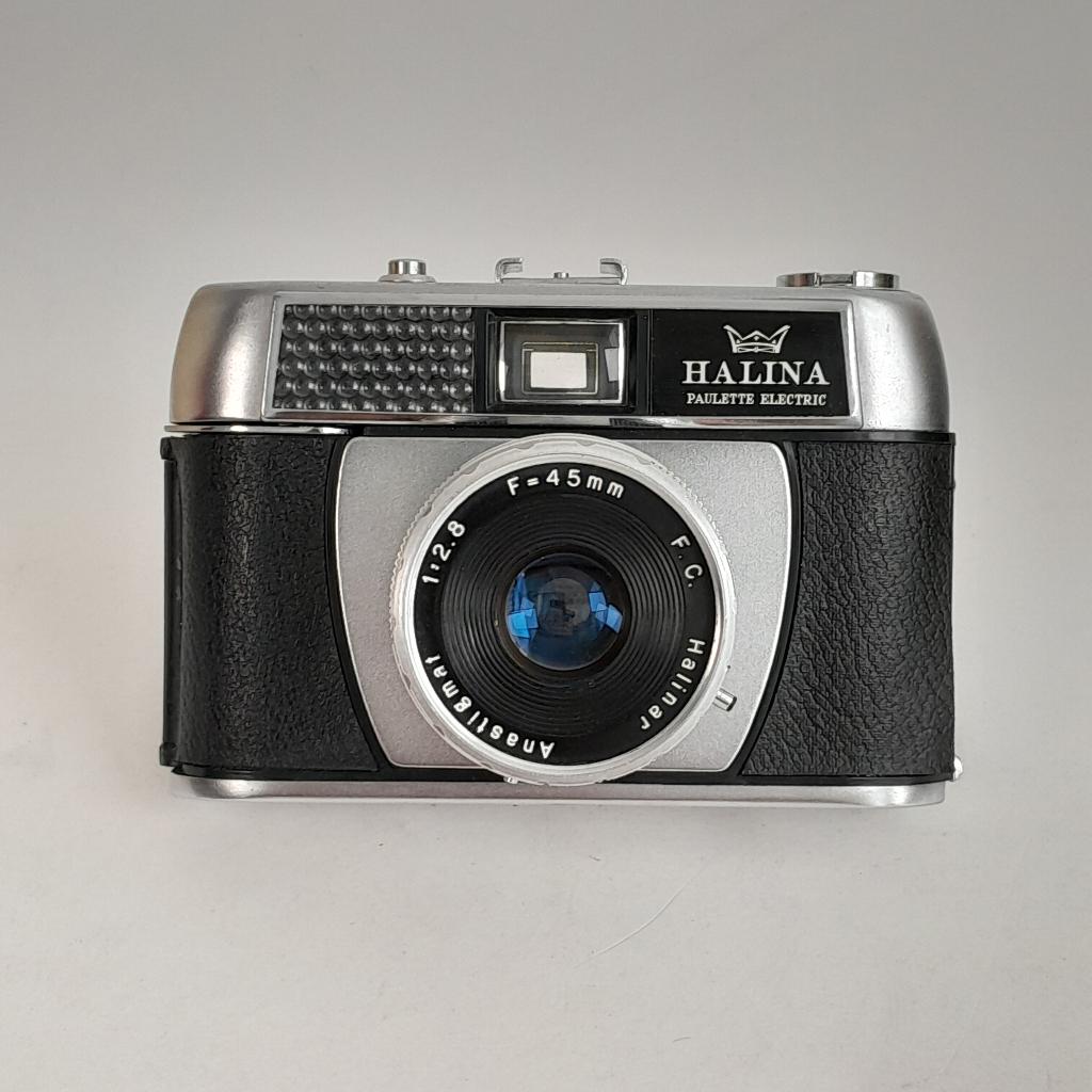 Halina Paulette Electric - analoge kleinbeeld camera - 1967, Audio, Tv en Foto, Fotocamera's Analoog, Ophalen of Verzenden, Gebruikt