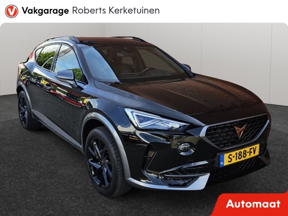 CUPRA Formentor 1.5 TSI Business Edition Automaat Half Leder, Auto's, Euro 6, Leder en Stof, Zwart, SUV of Terreinwagen