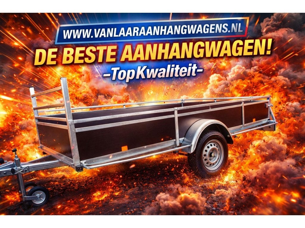 NIEUW De Beste ongeremde bakwagen op de markt!, Auto diversen, Aanhangers en Bagagewagens, Niet ingevuld, Nieuw, Niet ingevuld