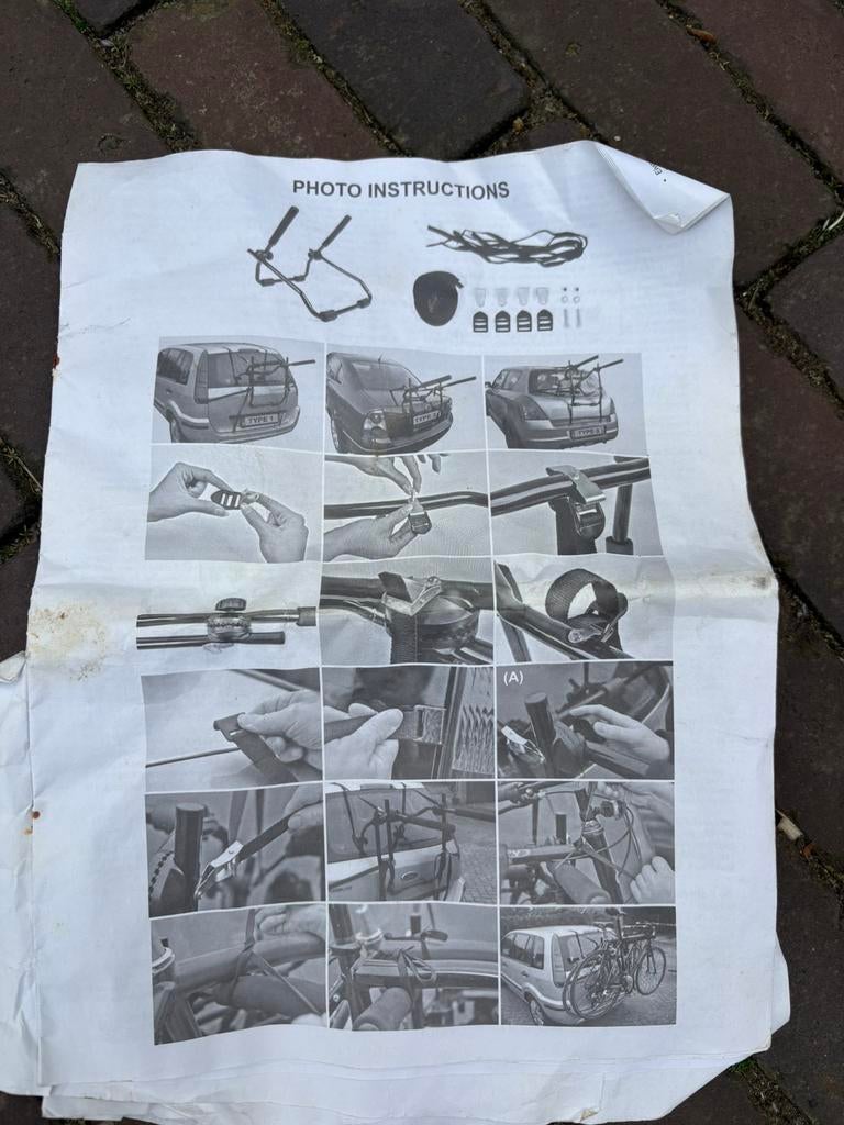 Fietsdrager voor auto zonder trekhaak, Fietsen en Brommers, Ophalen of Verzenden, Zo goed als nieuw